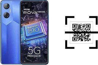 Come leggere i codici QR su un Tecno Pova Neo 5G?