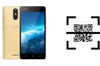 Come leggere i codici QR su un Tecno WX3F LTE?