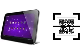 Come leggere i codici QR su un Toshiba Excite 10 SE?