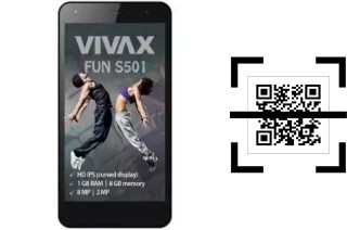 Come leggere i codici QR su un Vivax Fun S501?