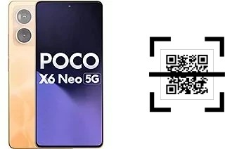 Come leggere i codici QR su un Xiaomi Poco X6 Neo?