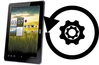 Come resettare o ripristinare un Acer Iconia Tab A200