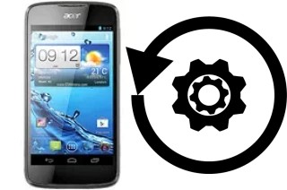 Come resettare o ripristinare un Acer Liquid Gallant E350