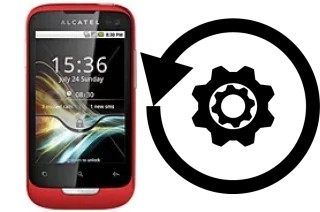 Come resettare o ripristinare un alcatel OT-985