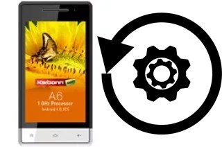 Come resettare o ripristinare a Karbonn A6