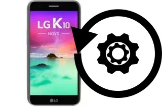 Come resettare o ripristinare a LG K10 Novo