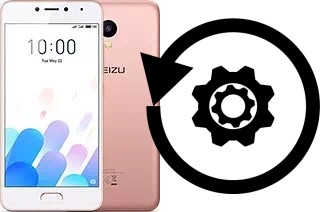 Come resettare o ripristinare a Meizu M5c