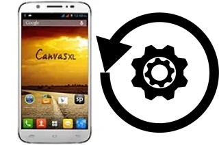 Come resettare o ripristinare a Micromax A119 Canvas XL