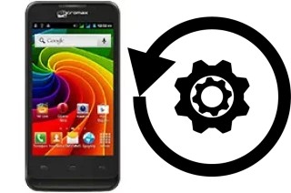 Come resettare o ripristinare a Micromax A36 Bolt