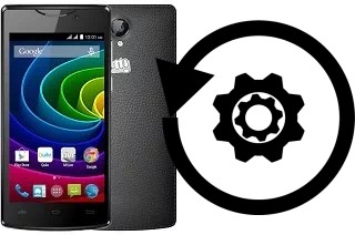 Come resettare o ripristinare a Micromax Bolt D320