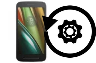 Come resettare o ripristinare a Moto E4 Plus