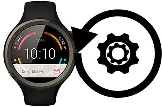 Come resettare o ripristinare a Motorola Moto 360 Sport (1st gen)