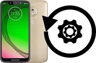 Come resettare o ripristinare a Motorola Moto G7 Play