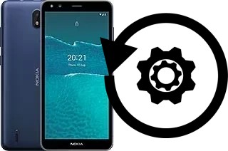 Come resettare o ripristinare a Nokia C1 2nd Edition