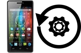 Come resettare o ripristinare a Prestigio MultiPhone 5450 Duo