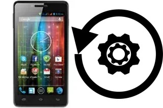 Come resettare o ripristinare a Prestigio MultiPhone 5500 Duo