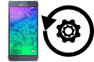 Come resettare o ripristinare a Samsung Galaxy Alpha (S801)