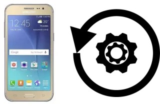 Come resettare o ripristinare a Samsung Galaxy J2 DTV