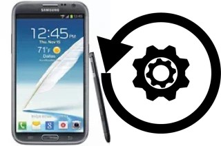 Come resettare o ripristinare a Samsung Galaxy Note II CDMA