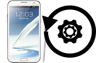 Come resettare o ripristinare a Samsung Galaxy Note II N7100