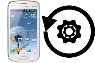 Come resettare o ripristinare a Samsung Galaxy S Duos S7562