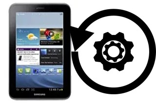 Come resettare o ripristinare a Samsung Galaxy Tab 2 7.0 P3100