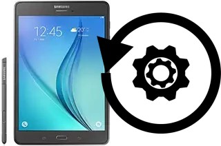 Come resettare o ripristinare a Samsung Galaxy Tab A 8.0 & S Pen (2015)