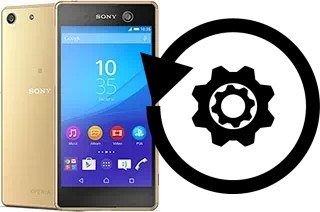 Come resettare o ripristinare a Sony Xperia M5 Dual