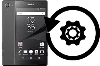 Come resettare o ripristinare a Sony Xperia Z5 Compact