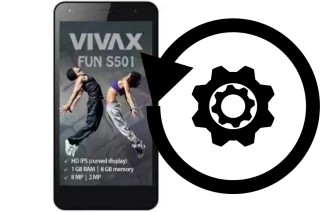 Come resettare o ripristinare a Vivax Fun S501