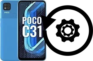 Come resettare o ripristinare a Xiaomi Poco C31