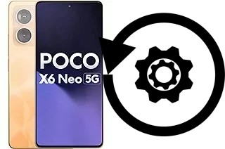 Come resettare o ripristinare a Xiaomi Poco X6 Neo