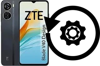 Come resettare o ripristinare a ZTE Blade V40 Design