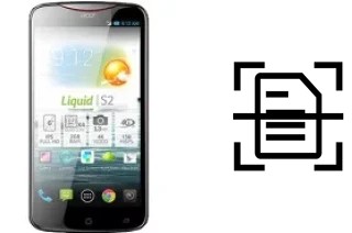 Come scannerizzare su un Acer Liquid S2