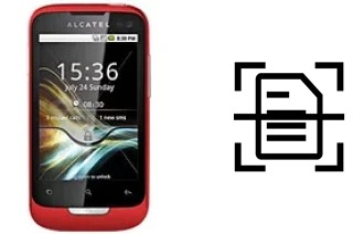 Come scannerizzare su un alcatel OT-985