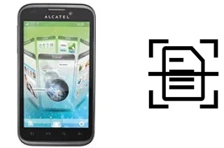 Come scannerizzare su un alcatel OT-995