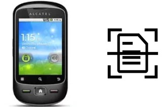 Come scannerizzare su un alcatel OT-906