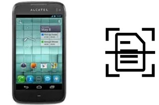 Come scannerizzare su un alcatel OT-997D