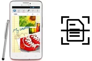 Come scannerizzare su un alcatel One Touch Scribe Easy