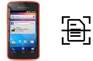 Come scannerizzare su un alcatel One Touch T'Pop