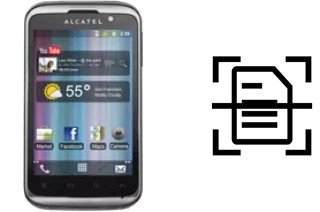 Come scannerizzare su un alcatel OT-991