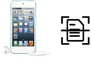 Come scannerizzare su un Apple iPod touch 5th generation