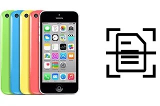 Come scannerizzare su un Apple iPhone 5c