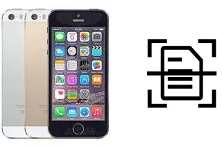 Come scannerizzare su un Apple iPhone 5s