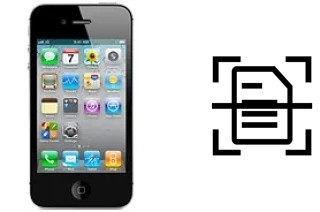 Come scannerizzare su un Apple iPhone 4 CDMA