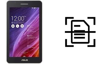 Come scannerizzare su un Asus Fonepad 7 FE171CG