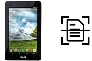 Come scannerizzare su un Asus Memo Pad ME172V