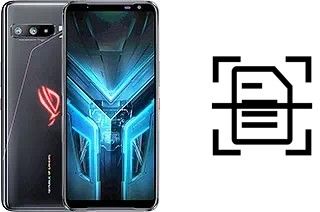 Come scannerizzare su un Asus ROG Phone 3 ZS661KS