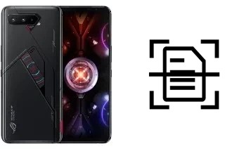 Come scannerizzare su un Asus ROG Phone 5s Pro