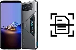 Come scannerizzare su un Asus ROG Phone 6D Ultimate